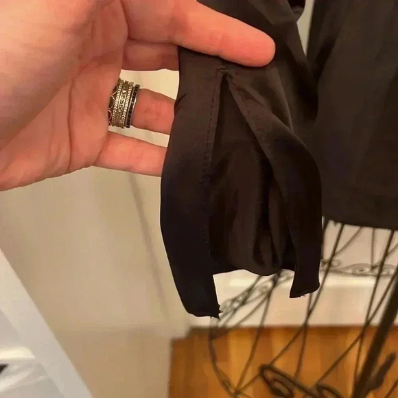 NWT Zara Satin Tie Top-Sz XS - Picture 2 of 5